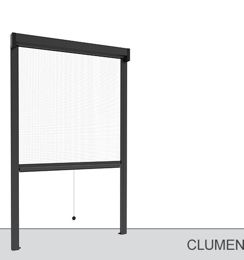 Zanzariera Verticale a Pressione Click-Clack per Finestra modello CLUMEN