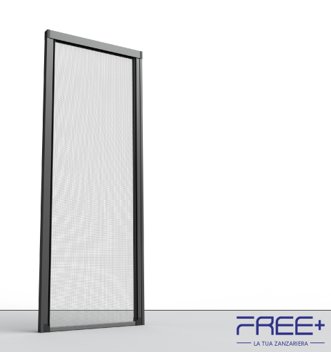 Zanzariera Laterale Senza Barriera per Porta-Finestra modello FREE PLUS
