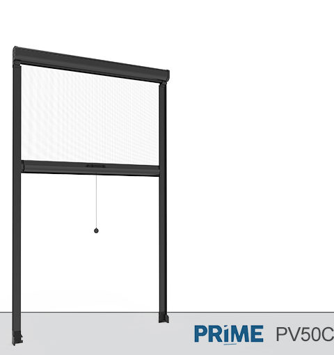 Zanzariera Verticale a Molla per Finestra modello PRIME