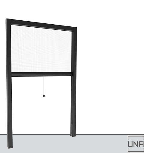 Zanzariera Avvolgibile Verticale per Finestra modello UNA